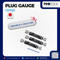 ราคา เกจวัดเกลียวใน Thread plug gauge size M 33 X 3 - M 42 X 1 (GPIP II) แบรนด์ Ojiyas M 40 X 1.5 (12214525)