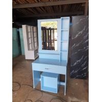 ราคา สิงห์อมร โต๊ะเครื่องแป้งขนาด80ซม. สีพาสเทล ขาว ดำ ฟ้า ชมพู เขียว เทา ฟ้า (12229320)