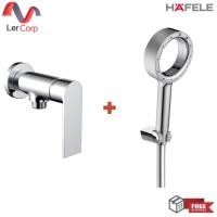 ราคา (hafele) ก๊อกเดี่ยวยืนอาบแบบติดผนัง neckar + ชุดฝักบัวสายอ่อน x-jet สีโครมเงา (495.61.111+495.60.659) (12207072)