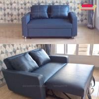 ราคา Sofavariety Sofabed โซฟาเบด รุ่น คอนโด วัสดุหนังPU เลือกสีได้ น้ำเงิน (12163826)
