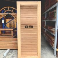ราคา NCR1988 ประตูลายเกล็ดตลอด ไม้สักแก่อายุ 40+ ขนาดกว้าง 70,80 ซม. สูง 200 ซม. 70x200 (12195045)