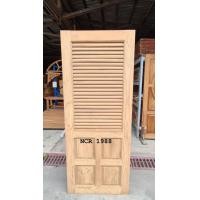 ราคา ประตูลายครึ่งเกล็ด 4 ลูกฟัก ไม้สักแก่อายุ 40+ ขนาดกว้าง 70,80 ซม. สูง 200 ซม. 70x200 (12195077)