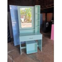 ราคา สิงห์อมร โต๊ะเครื่องแป้งขนาด80ซม. สีพาสเทล ขาว ดำ ฟ้า ชมพู เขียว เทา เขียว (12229322)