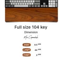 ราคา Momo Customwoodwork ที่รองข้อมือคีย์บอร์ด ( ไม้สัก ) Custom Logo Fullsize 44 c.m. (12234068)