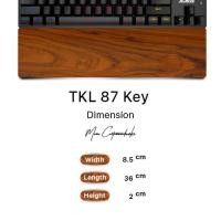 ราคา Momo Customwoodwork ที่รองข้อมือคีย์บอร์ด ( ไม้สัก ) TKL 36 c.m. No Logo (12234071)