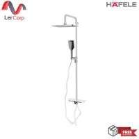 ราคา (hafele) ชุดฝักบัวอาบน้ำ พร้อมชั้นวางกระจก shw.column set w/hs 3f cr (495.60.079) (12235723)