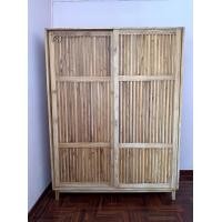 ราคา Kanyavee Wood ตู้เสื้อผ้าไม้สักมินิมอล รุ่น M 212 สักทอง (12236749)