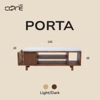 ราคา Core Life Porta ตู้รองเท้า เบาะรองนั่ง ไม้สัก Dark (12210770)
