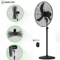 ราคา smart tech พัดลมอุตสาหกรรมตั้งพื้น 26 นิ้ว dc motor มีรีโมทคอนโทรล สีดำ smart stand dc 26'' (12236919)