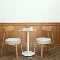 ราคา YKS HOME โต๊ะกาแฟ รุ่น AMC โต๊ะขาเหล็ก โต๊ะขาเหล็กหน้าท๊อปไม้ 60x60x75 (12220724)