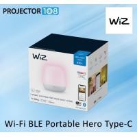 ราคา philips wiz wi-fi ble portable hero smart lighting smart table lamp 9 w white wi-fi/bluetooth, 620lm (12197670)