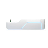 ราคา high-tech-bed furniture เคาน์เตอร์โรงพยาบาล เคาน์เตอร์ต้อนรับลูกค้า เคาน์เตอร์คลินิก ดีไซน์ทันสมัย ขนาด 200x60x105 cm (12251211)