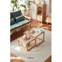 ราคา FURMIKA | Ember Coffee Table โต๊ะกลางโซฟา ไม้ยางพารา (ชุด 2 ชิ้น) สไตล์มินิมอล (12211959)