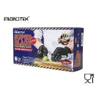 ราคา ถุงมือยางไนไตรสีดำ MICROTEX® รุ่น Super Black Lite หนา 4 mil. L (12212218)