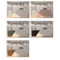 ราคา High-tech-bed Furniture เคาน์เตอร์ประชาสัมพันธ์ เคาน์เตอร์ขายของ เคาน์เตอร์คลินิก รุ่น Minimal ดีไซน์ทันสมัย ขนาด 150 ซ.ม. ขาว/ดำ (12251201)