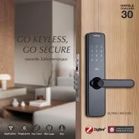 ราคา hafele dl7100 digital door lock กุญแจดิจิตอล สแกนลายนิ้วมือ คีย์การ์ด (12197629)