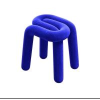 ราคา เก้าอี้สตูลรุ่น Marcel ดีไซน์น่ารัก เก้าอี้คาเฟ่ สตูลแต่งหน้า น้ำเงิน (12240744)