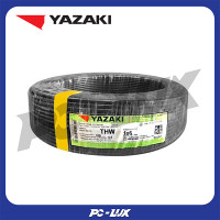 ราคา YAZAKI สายไฟ THW IEC01 1x6 ตร.มม. 100 ม. สีดำ (12213247)