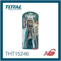 ราคา total โททอล คีมปอกสายไฟอัตโนมัติ (ตัด ปอก ย้ำ) 8.1/4" รุ่น tht15246 ( automatic wire stripper ) คีมปลอกสาย - วัดกระแสไฟ (12195876)