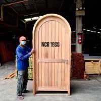 ราคา NCR 1988 ชุดบานประตูโค้งเอวกลางพร้อมวงกบโค้ง กว้าง 80,100 สูง 200 ซม. ขอบ 5" ( 100x200 (12186947)