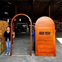 ราคา NCR 1988 ชุดบานประตูโค้งโมเดรินส์พร้อมวงกบโค้ง กว้าง 80,100 ซม สูง 200 ซม ขอบ 5" 100x200 (12187270)