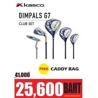 ราคา kasco dimpals g7 men's club set free caddy bag ชุดเหล็กสำหรับผู้ชาย 11 ไม้ แถมถุงกอล์ฟฟรี! (12187594)