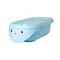 ราคา FIN อ่างอาบน้ำเด็ก 2in1 อาบน้ำก็ได้เก็บของก็ดี สะดวกสบาย สีพาสเทลสดใส รุ่น USE-6005 อ่างอาบน้ำ สีฟ้าหน้าช้าง (12213715)