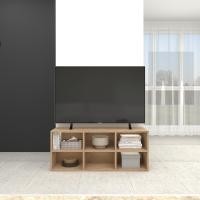 ราคา Mobel Klik ชั้นวางทีวี รุ่นบลิกโค - ชั้นวางทีวีรุ่นบลิกโค 4 ลิ้นชัก เก็บของสำหรับอุปกรณ์เสริมต่างๆของทีวี Caramel Oak (12251482)