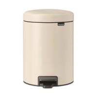 ราคา Brabantia ถังขยะ สแตนเลสแบบเหยียบ 5 ลิตร Soft Beige (12211975)