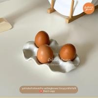 ราคา Callingbrown Home cafe ถาดวางไข่ ที่วางไข่ เซรามิค จานวางไข่ (12234821)