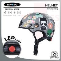 ราคา Baby Basket Shop Micro Helmet หมวกกันน็อคสำหรับเด็ก ป้องกันอุบัติเหตุขณะเล่นสกู๊ตเตอร์ ลาย Sticker M53-58Cm MC-AC2120BX (12201818)
