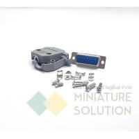 ราคา Miniature Solution คอนเนคเตอร์ 15,25 PIN Connector DB-15,25 Male, Female ,Cover D-Sub ชุดหัวประกอบ DB-15,25 socket DB15-Fe (12255130)