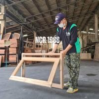 ราคา NCR 1988 ชุดบานกระทุ้งไม้สำเร็จรูป ติดได้ทั้งแนวตั้งและแนวนอน ขนาดบาน 60x100 ซม. บานกรอบหรือบานสเปญ วัดริมนอก107x67 ซม บานกรอบไม่ติดกระจก (12216769)