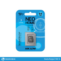 ราคา HIKSEMI เมมโมรี่ NEO HOME TF CARD 32GB, 64GB FOR SMART DEVICES WARRANTY 7 YEARS 64GB (12219944)