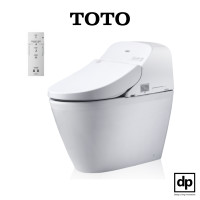 ราคา TOTO สุขภัณฑ์ชิ้นเดียวพร้อมฝารองนั่งและระบบชำระช้างแบบอัตโนมัติ รุ่น Neorest GG สีขาว ติดตั้งแบบท่อออกผนัง (12228211)