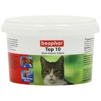 ราคา beaphar top10 วิตามินเกลือแร่รวม ชนิดเม็ด สำหรับแมว 180 เม็ด (12218191)