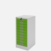 ราคา ICONIC ตู้เหล็กเก็บเอกสาร 10 ลิ้นชัก รุ่น CDX-10 เขียว (12223555)