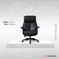 ราคา Office Chair เก้าอี้สำนักงาน เก้าอี้ปรับนอน เก้าอี้เพื่อสุขภาพ เก้าอี้ผู้บริหาร รุ่น Founder สี Noir Black Noir Black (12225069)