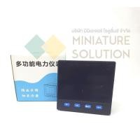 ราคา Miniature Solution มิเตอร์วัดกระแสไฟ 3เฟส ไฟ LED ดิจิตอลPower Meter RS485 Modbus-RTU Three-phase digital multi-function Small (12257938)