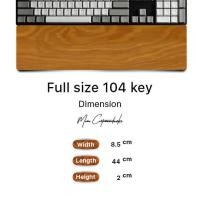 ราคา Momo Customwoodwork ที่รองข้อมือคีย์บอร์ด ( ไม้สนอเมริกา ) No Logo Fullsize 44 c.m. (12233384)