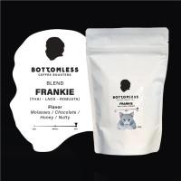 ราคา BOTTOMLESS เมล็ดกาแฟคั่ว Bottomless - Frankie Blend (ไทย-ลาว-โรบัสต้า) คั่วเข้ม ขนาด 250 กรัม ( FRANKIE Blend (Thai-Laos แบบเมล็ด(Whole Bean) 1 กิโลกร (12202563)