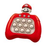 ราคา Thaitrendy ป๊อปอิทไฟฟ้า แคร์แบร์ ของเล่นเด็กผู้ชาย pop it M มาริโอ แดง (12224025)