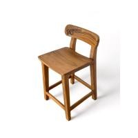 ราคา Kanyavee Wood เก้าอี้บาร์ไม้สัก รุ่น M204 สักเข้ม (12227331)