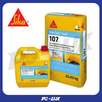 ราคา sika ซีเมนต์ทากันรั่วซึมยืดหยุ่นผสมสองส่วน รุ่น topseal 107 ขนาด 25 กก. สีเทา (12247899)