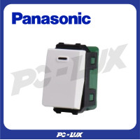 ราคา panasonic สวิตซ์ทางเดียว รุ่น weg5001k สีขาว (12259069)