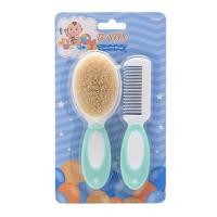 ราคา Mommysafe หวีแปรงขนแพะ แปรงผมพร้อมหวี Camera Brush and Comb เหมาะสำหรับแรกเกิดขึ้นไป 0+ หวี Baby เขียว (12242531)