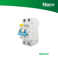 ราคา NANO เซอร์กิตเบรกเกอร์กันดูด RCBO 2 Pole 10kA (1 ชิ้น/กล่อง) รุ่น NLE41C 16A NLE41C16 (12254185)