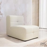 ราคา Chic Republic โซฟาที่นั่งเดี่ยว รุ่น CHRISMAN สีขาว/น้ำตาลเข้ม (12247244)