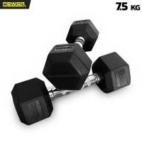 ราคา Power Reform ดัมเบล Fix น้ำหนักแบบเหลี่ยม 2.5 - 25 กก ราคาต่อ 1 ข้าง ดัมเบลเหล็ก มาตรฐานฟิตเนส อุปกรณ์ยกน้ำหนัก 7.5 Kg. x 1 (12229772)