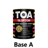 ราคา TOA เคลือบเงา สีน้ำมัน ทาไม้ ทาเหล็ก ทีโอเอ Glipton กลิปตัน สีรองพื้นกันสนิมแดง สีเทา รองพื้นไม้ 1/4 แกลลอน 0.946 ลิตร Base A (12230048)